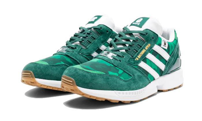Adidas ZX 8000 Green Bape Undefeated