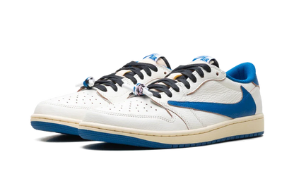 Air Jordan 1 Low OG Fragment Travis Scott White Blue
