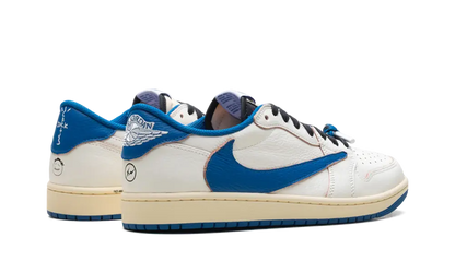 Air Jordan 1 Low OG Fragment Travis Scott White Blue