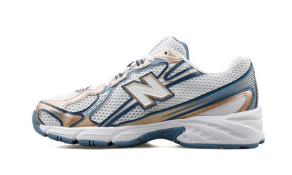 New Balance 740 Blue Gold Metallic