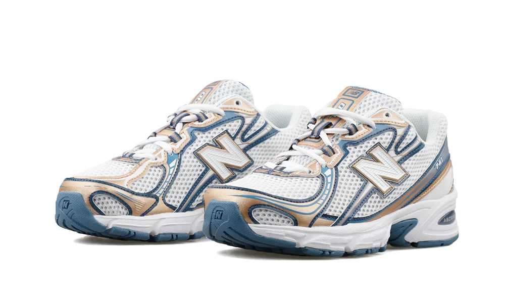 New Balance 740 Blue Gold Metallic