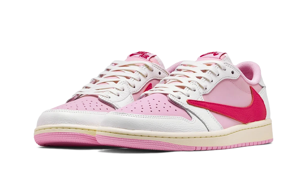 Air Jordan 1 Retro Low OG SP Travis Scott Sail Tropical Pink