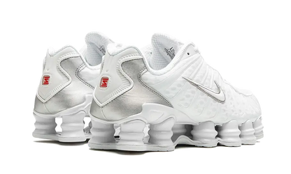 Nike Shox TL White Metallic Silver Max Orange