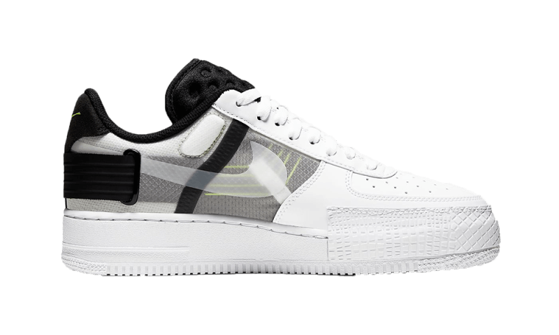 Nike Air Force 1 Low Drop Type White Black Volt