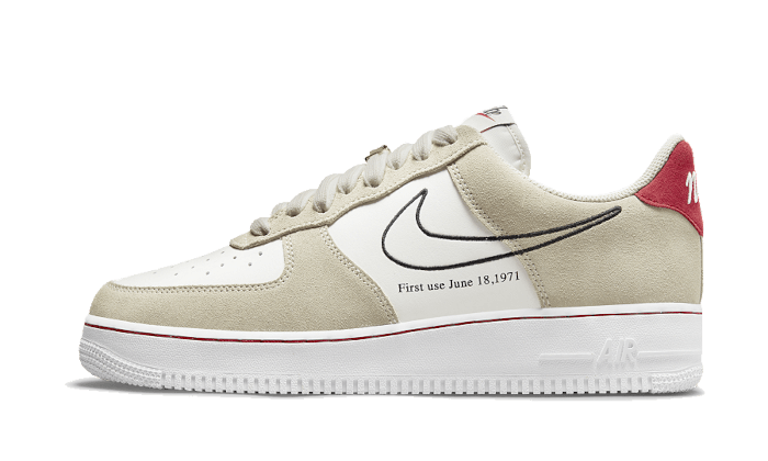 Nike Air Force 1 Low First Use Light Sail Red