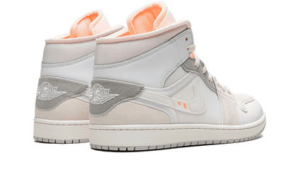Air Jordan 1 Mid SE Craft Inside Out White Grey