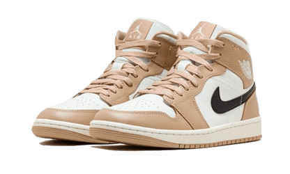 Air Jordan 1 Mid Tan Black
