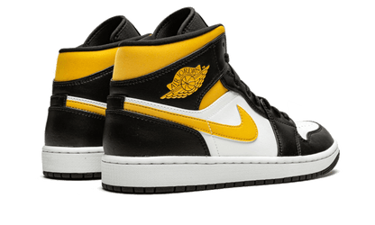 Air Jordan 1 Mid White Pollen Black