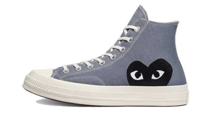 Converse Chuck Taylor All-Star 70s Hi Comme des Garçons PLAY Steel Grey