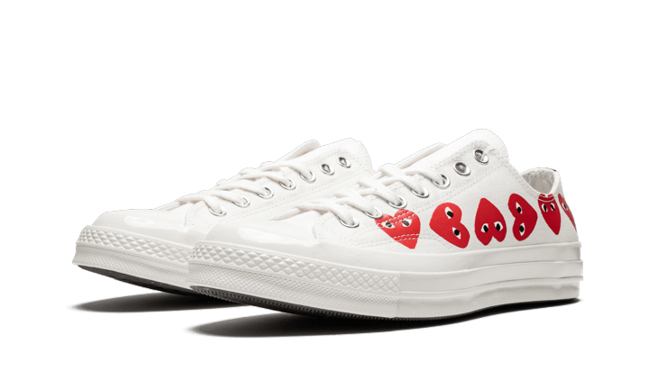 Converse Chuck Taylor All-Star 70s Ox Comme des Garçons PLAY Multi-Heart White
