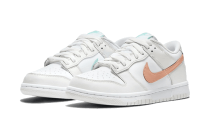 Nike Dunk Low White Bone Peach Aqua