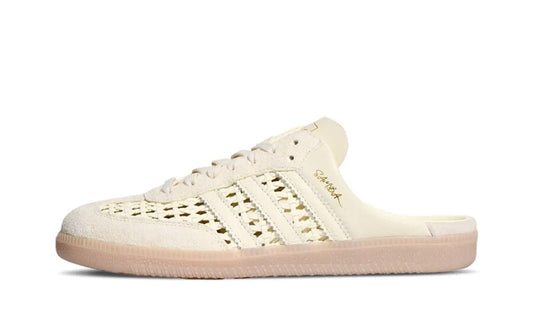 Adidas Samba Mule Woven Basketweave Cream White