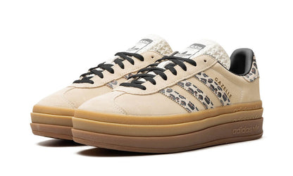 Adidas Gazelle Bold Cream Black Leopard
