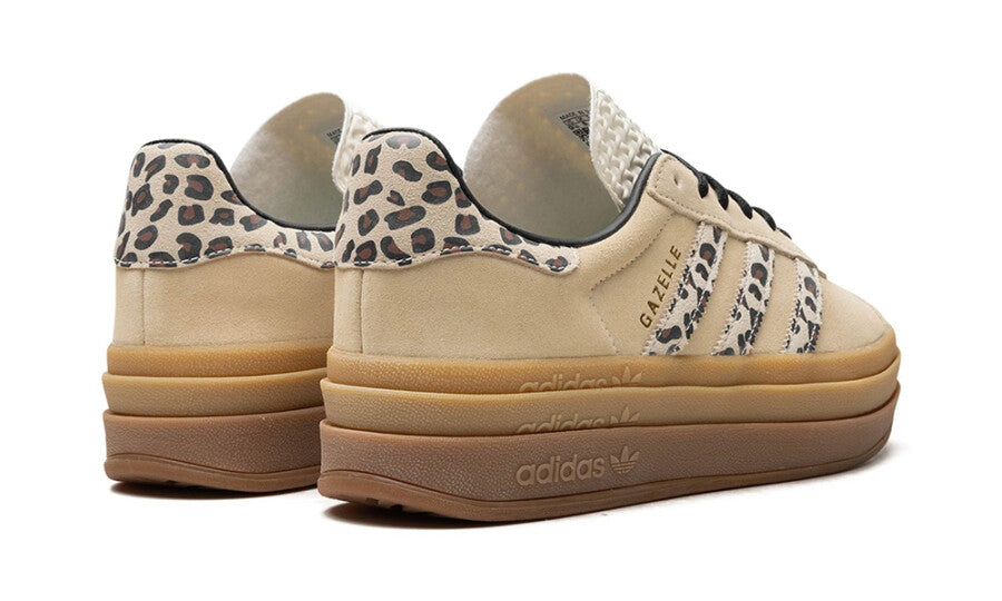 Adidas Gazelle Bold Cream Black Leopard