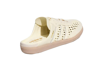 Adidas Samba Mule Woven Basketweave Cream White