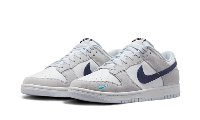 Nike Dunk Low White Midnight Navy