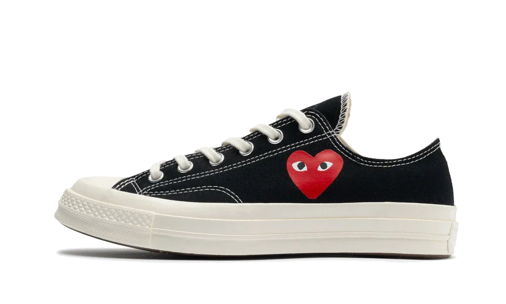 Converse Comme des Garçons Single Heart Chuck 70 Black Low