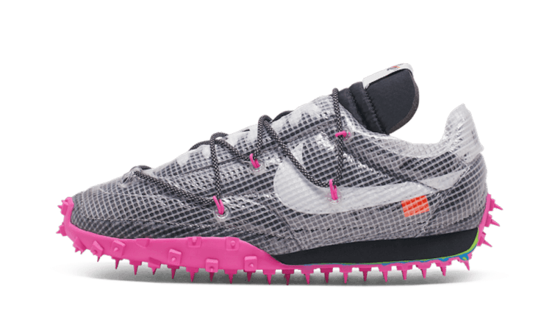 Nike Waffle Racer Off-White Black Fuchsia