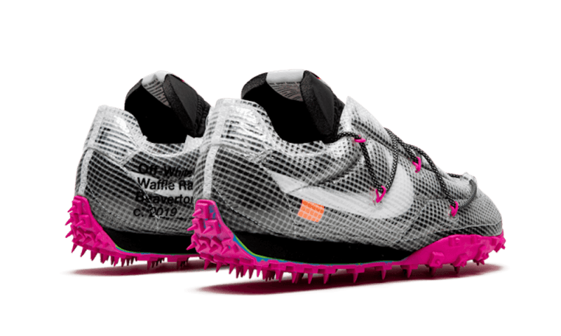 Nike Waffle Racer Off-White Black Fuchsia