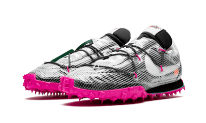 Nike Waffle Racer Off-White Black Fuchsia