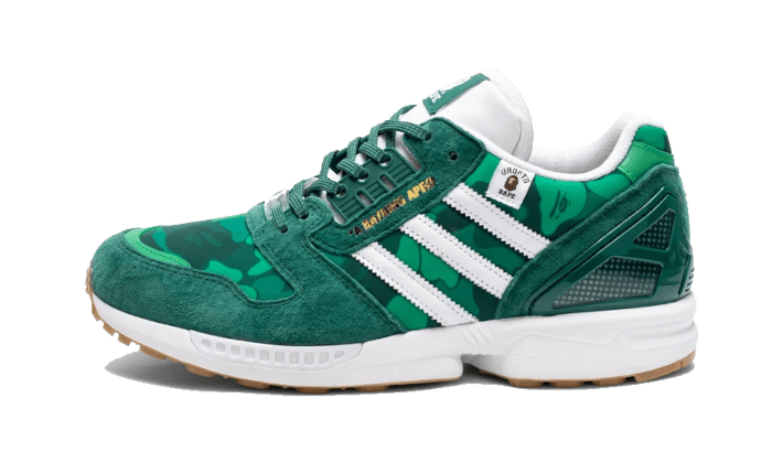 Adidas ZX 8000 Green Bape Undefeated